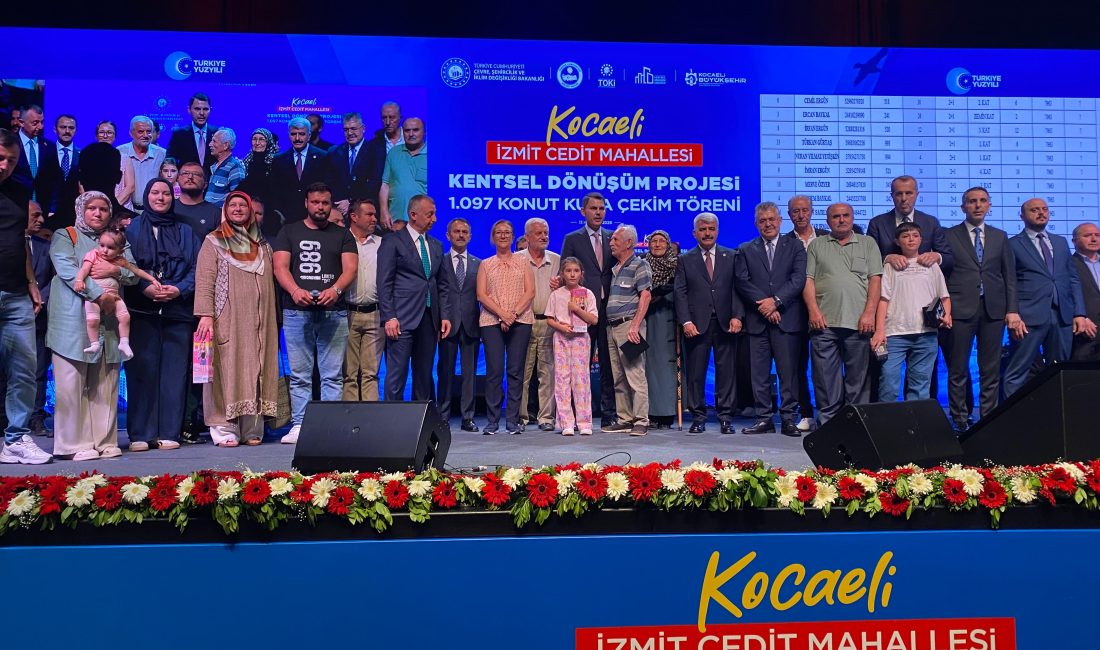 İzmit Cedit Mahallesi Kentsel Dönüşüm Projesi’nde 1097 konut için beklenen