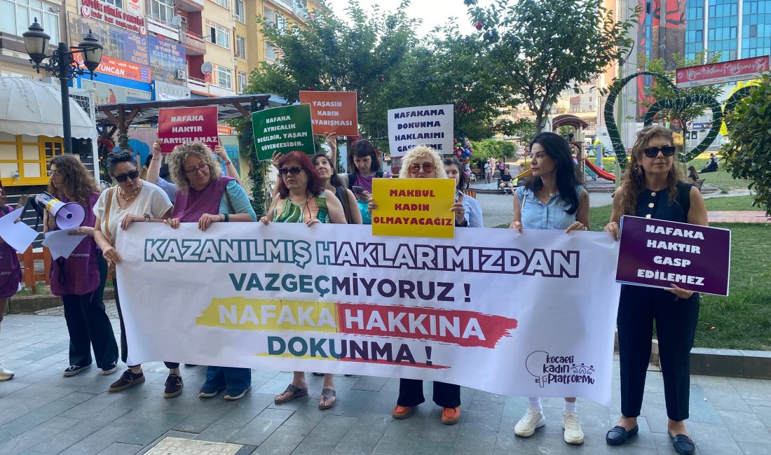 Anayasa Mahkemesi tarafından süresiz nafakanın iptal kararının ardından Kocaeli Kadın