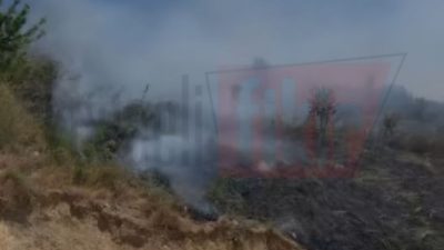 Kocaeli’nin Darıca ilçesinde bulunan otluk alanda çıkan yangın, çevrede kısa