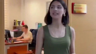 Gebze Adliyesi'nde görev yapan bir personelin sosyal medya hesabından paylaştığı