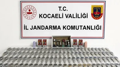Kocaeli İl Jandarma Komutanlığı ekipleri, kaçakçılıkla mücadele kapsamında Dilovası ilçesinde