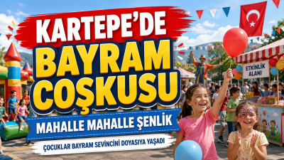 Kartepe Belediyesi, Kurban Bayramı etkinlikleri kapsamında düzenlediği “Mahallemde Şenlik Var”