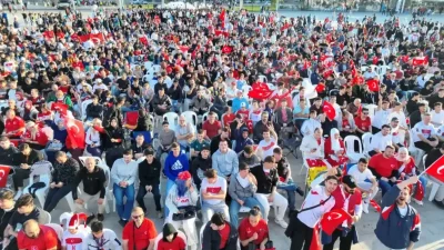A Milli Takım’ın Dünya Kupası heyecanı Kocaeli’de dev ekranda yaşanmaya