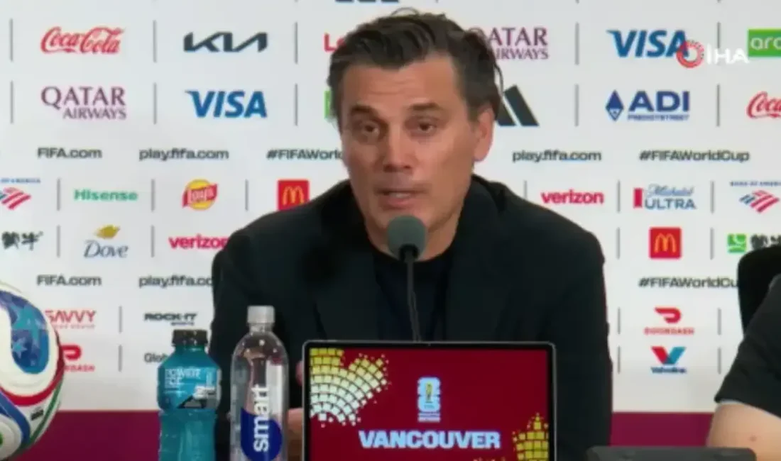 A Milli Futbol Takımı Teknik Direktörü Vincenzo Montella, Avustralya karşısında