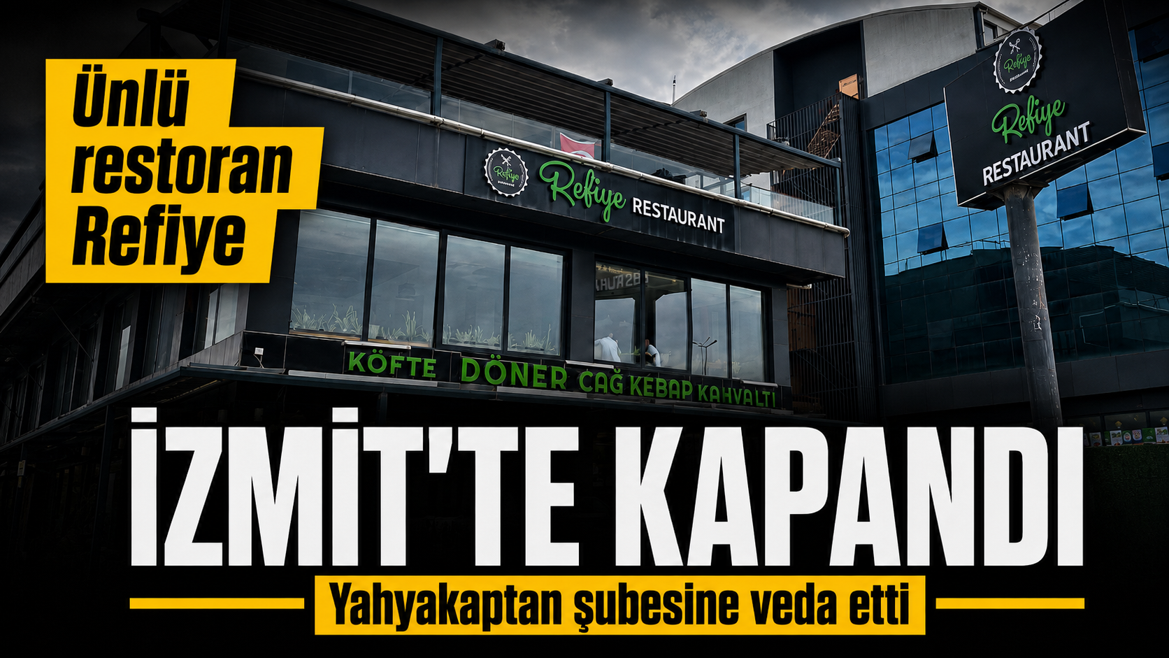 Kocaeli’de hizmet veren Refiye Restoran,